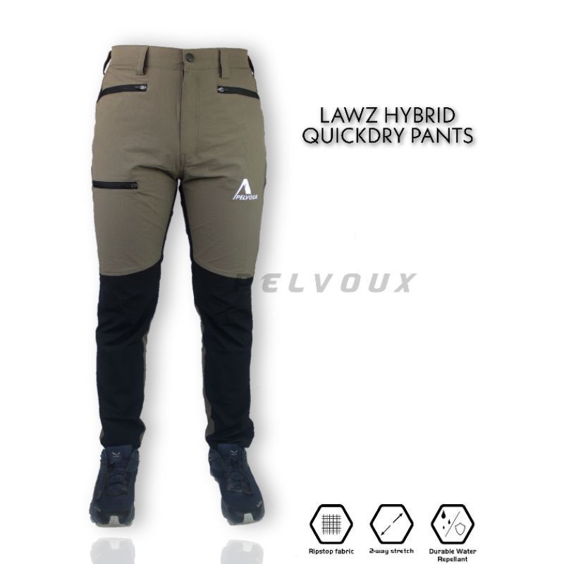 Celana Panjang Outdoor Gunung Merk Pelvoux Seri Pelmo Lawz Quickdry Cepat Kering Elastis