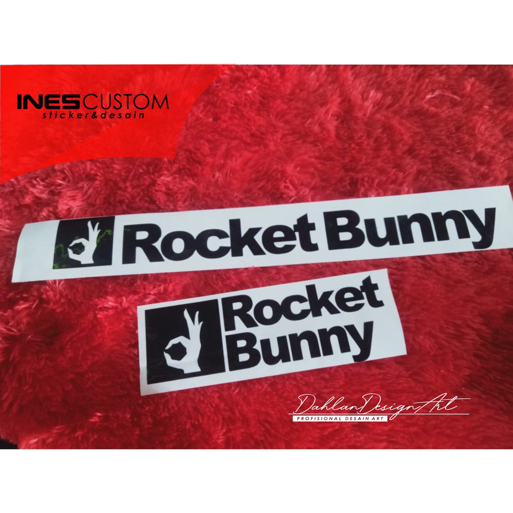 

TERMURAH stiker cutting rocket bunny