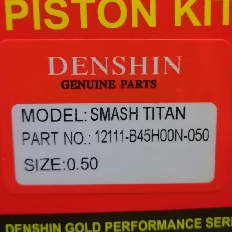 Piston seher kit smash titan oversize 50 denshin