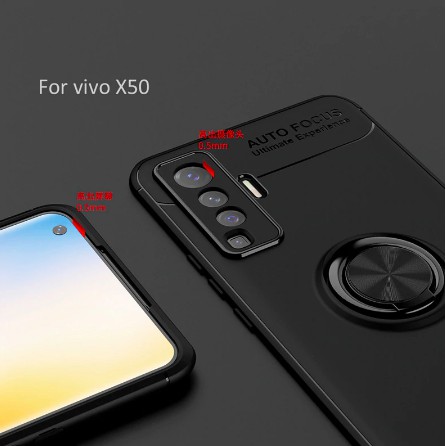 Casing Vivo X50 iRing Invisible TPU Soft Case Cover