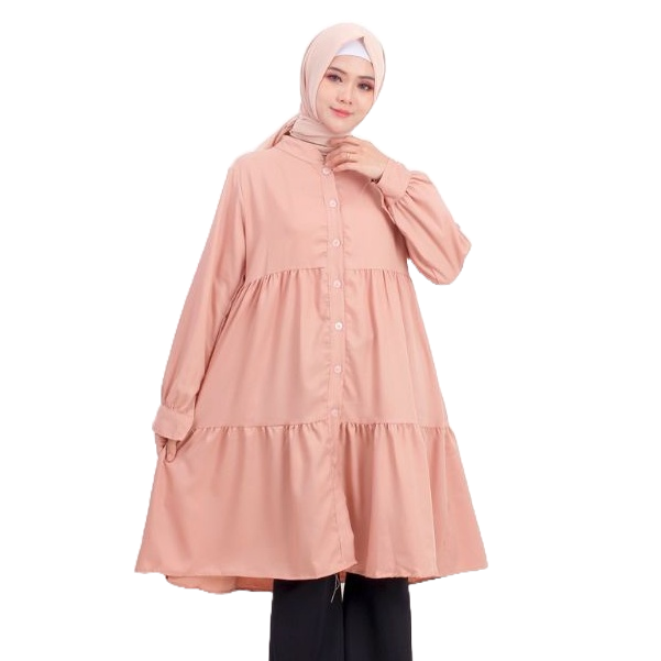 LONG TUNIK WANITA BUSUI KEMEJA LONG TUNIK WANITA 811