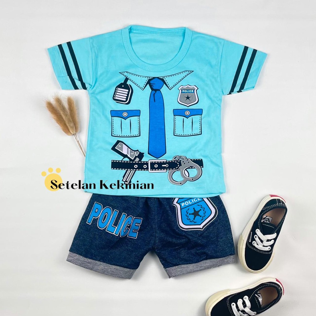 [SK] Set Baby Anak Laki Laki 0_12bulan Kaos Retro Anak Setelan Anak Cowok Murah Harga Grosir Daily