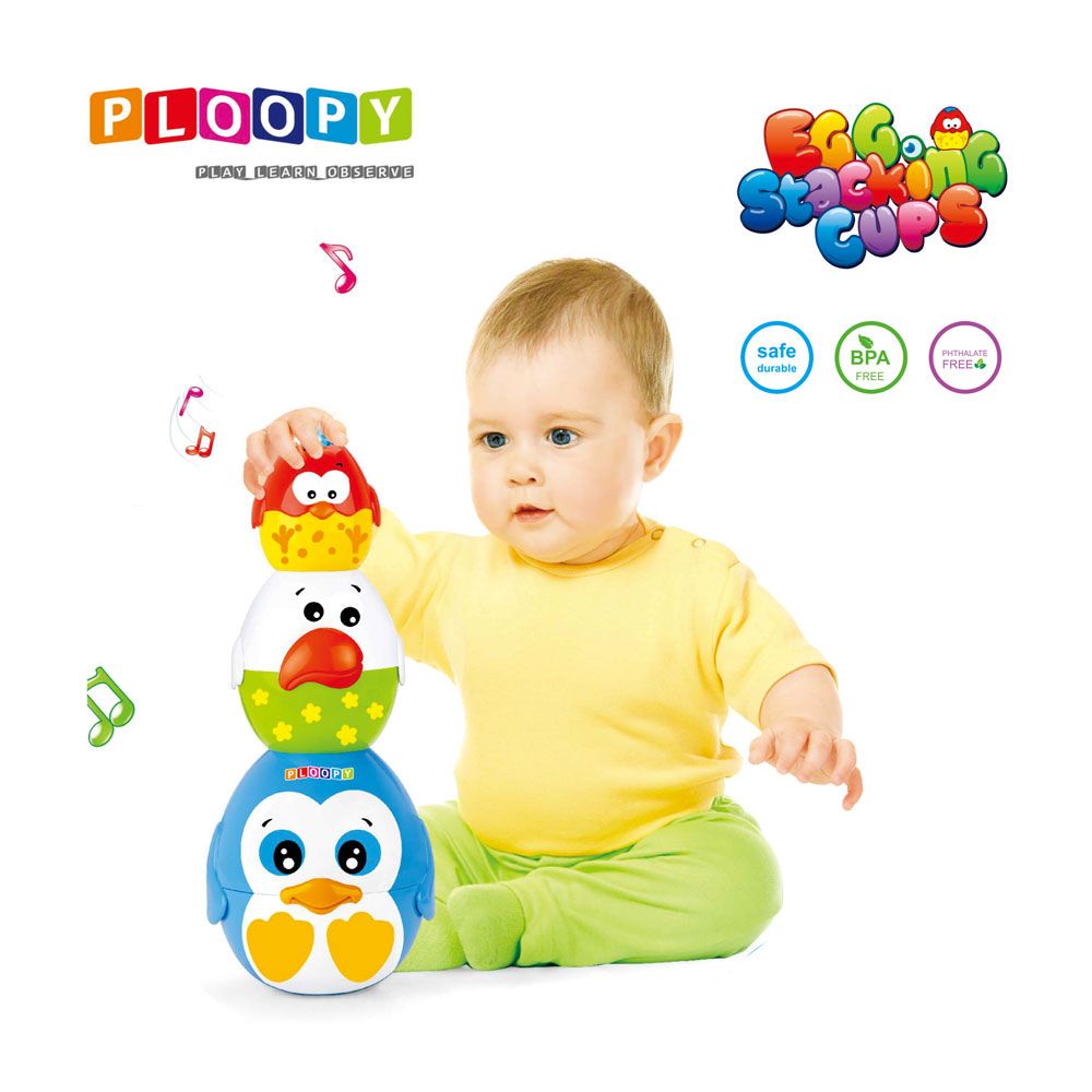 PLOOPY EGG STACKING CUPS / PP21161 (MAINAN BABY)