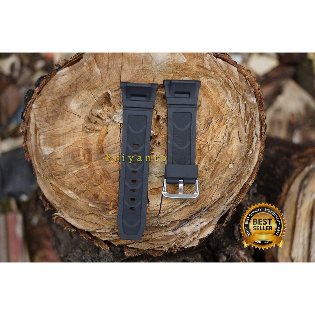 Strap Tali Jam Tangan Casio Protrek Prg -40 prg 40 Rubber Casio protrek prg 40 Hitam