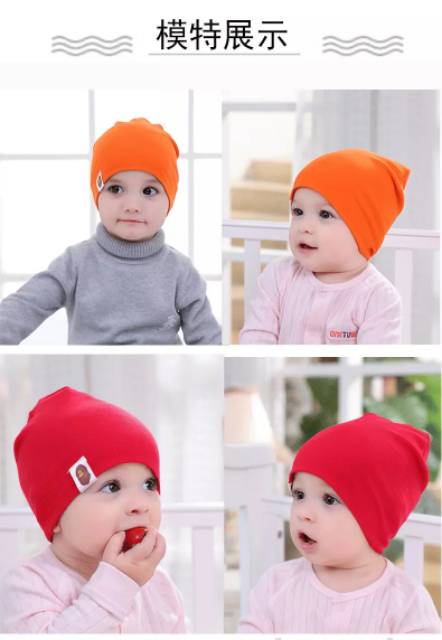 1234OS TOPI KUPLUK BAYI / TOPI ANAK UNISEX LUCU