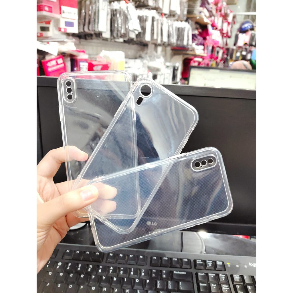 Soft Case OEM Transparan iPhone X XS XR XsMax Clear Ultra Thin TEBAL 2.0mm SUPER CLEAR