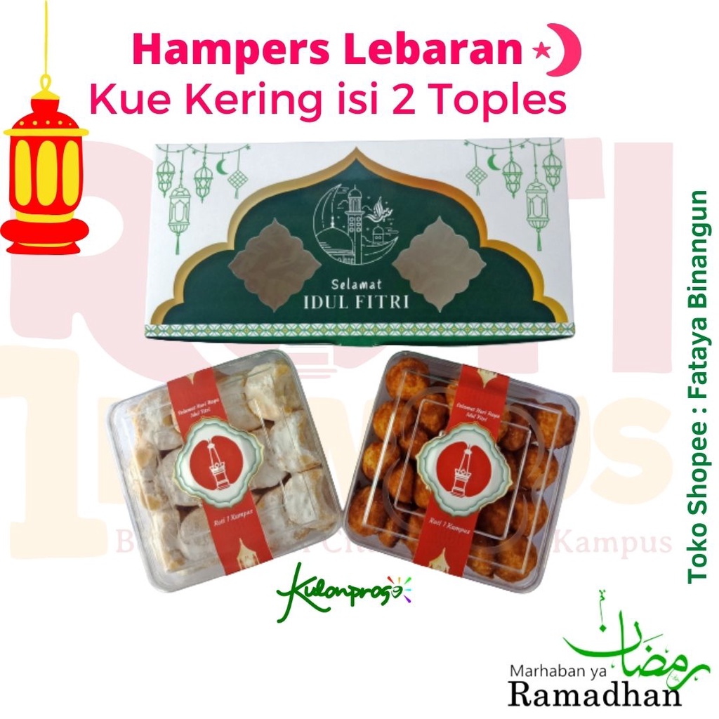 

Hampers Lebaran Kue Kering Isi 2 Toples Parcel Hantaran Parsel Ramadan Roti 1 Kampus Kuker Ramadhan Hari Raya Idul Fitri