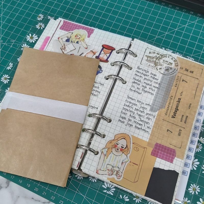 

Kertas Coklat Retro Vintage Paper Untuk Journal Scrapbook Bujo