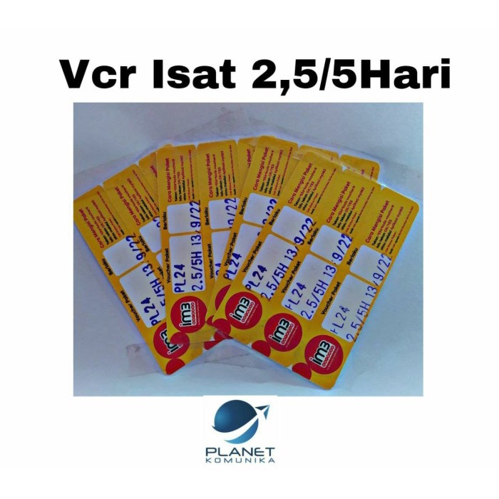 VOUCHER INDOSAT 2,5GB