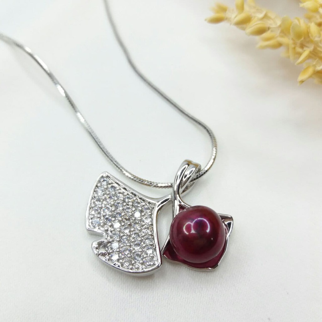 liontin mutiara air tawar | kalung mutiara air tawar lombok