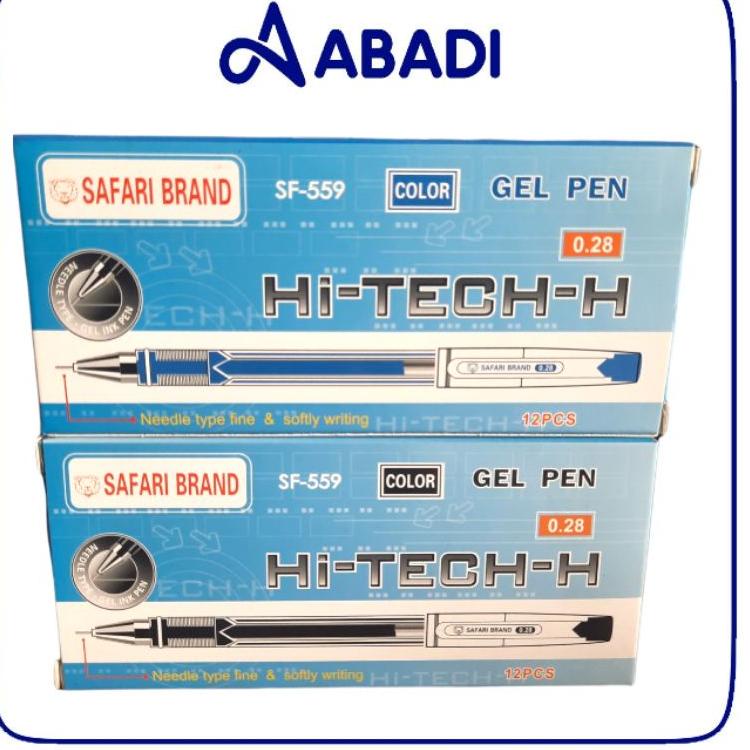 

HOT SALES ㄳ Bulpen Hitech-H Safari Pen Gel Bolpoin (1pak = 12pcs) ☽