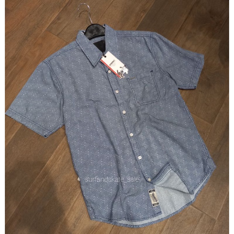Kemeja Spyderbilt Original Frozzer Men Shirt Blue