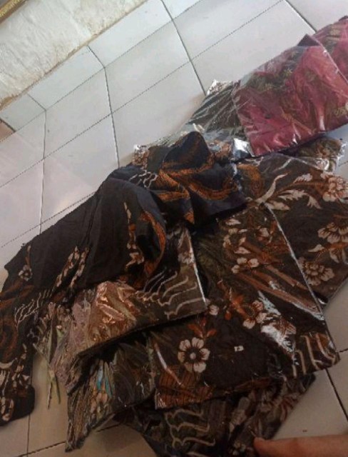 Set Batik Tradisional Couple Keluarga - Gamis Katun - Atasan Pria Dewasa - Batik Anak