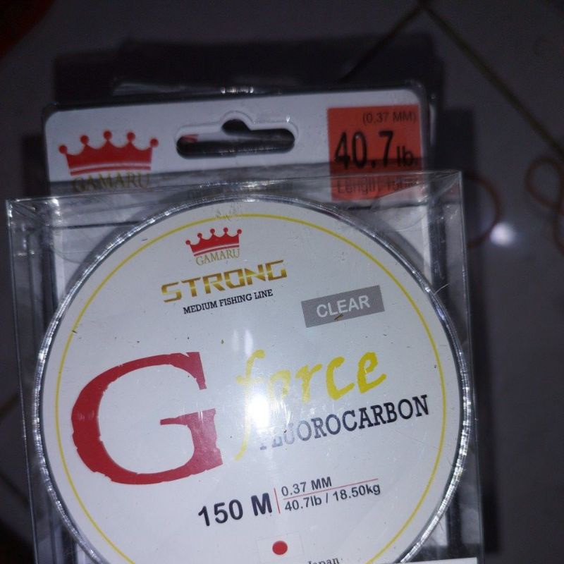 Senar Gamaru G Force Gforce G-force Fluorocarbon 150 cm ukuran 037/40 Lb setara 18.50 kg