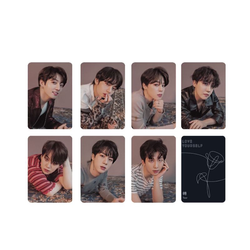 BTS Love Yourself Tear Pc / Photocard Y, O, U, R ver (Unofficial)