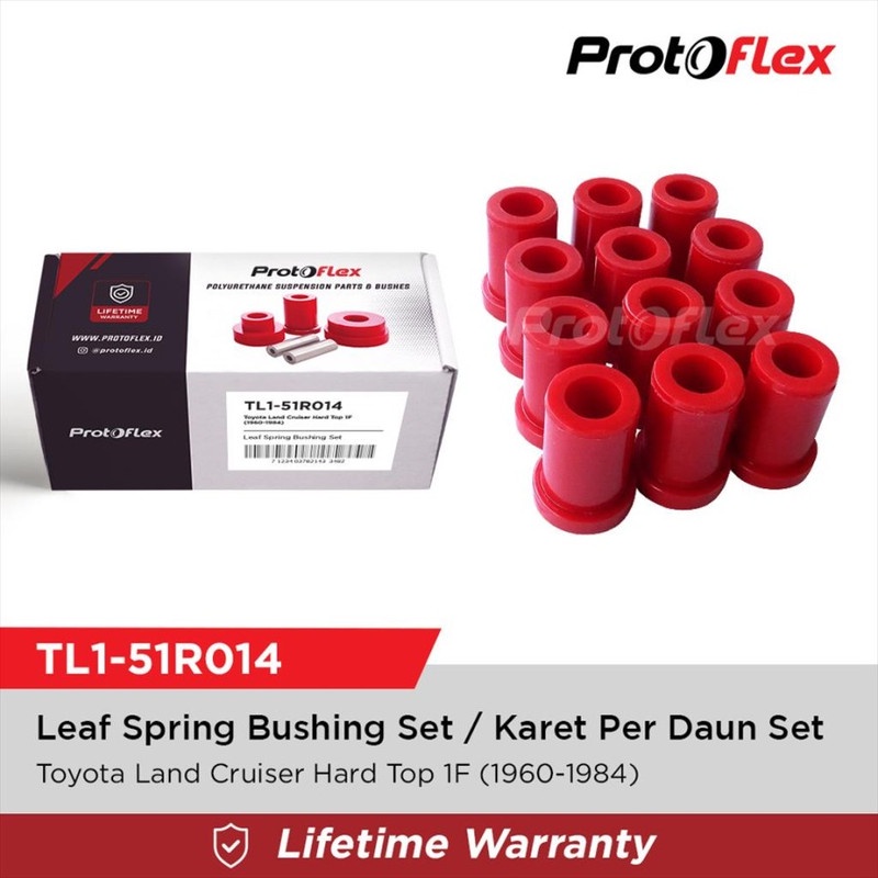 Protoflex Leaf Spring Bushing Karet Per Daun Land Cruiser Hard Top 1F