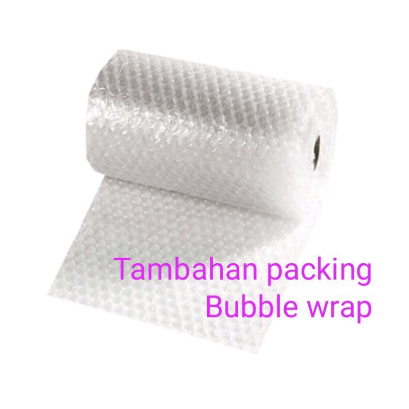 

Tambahan packing plastik bubble wrap