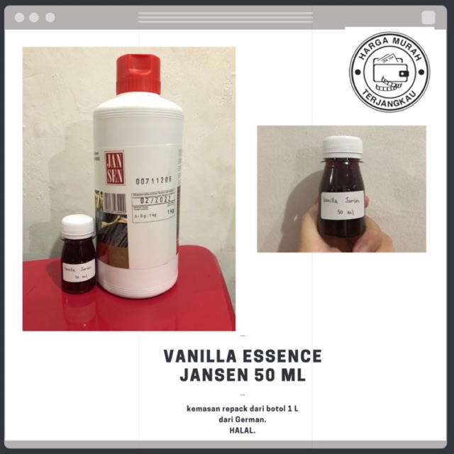 Vanilla Jansen 50 ml / Vanilla ekstrak / Essence Vanilla