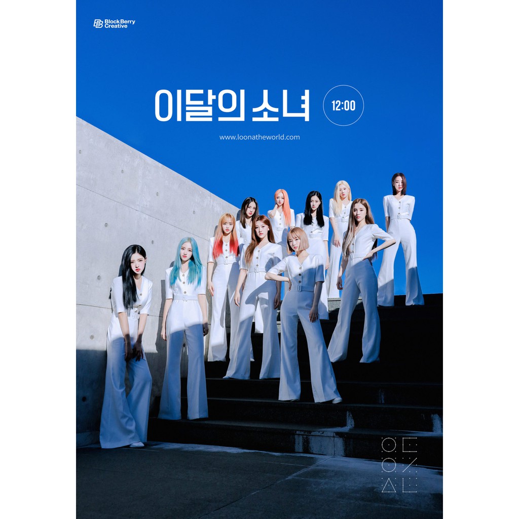 POSTER LOONA - 12:00 (MIDNIGHT) 2 CONCEPT UNOFFICIAL