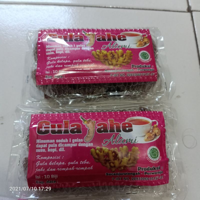 

Gula Jahe Alami isi 10pcs