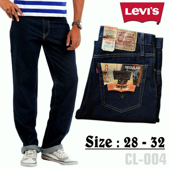 CELANA JEANS LEVIS PRIA BLUEBLACK KEREN ( BIRU DONGKER )