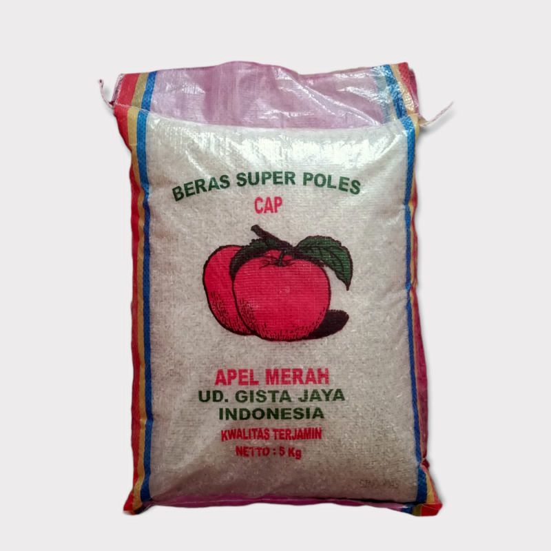 

BERAS SUPER POLES CAP APEL MERAH [5Kg]