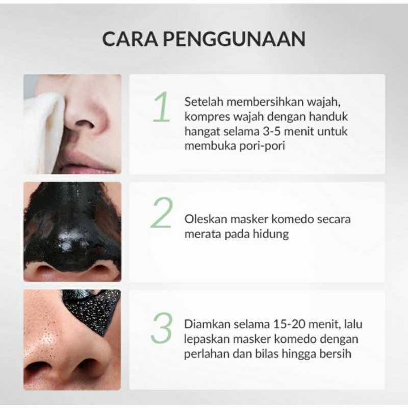 MASKER KOMEDO | BIOAQUA | ACTIVATED CARBON | BPOM | 6gr| MASKER PENGHILANG KOMEDO