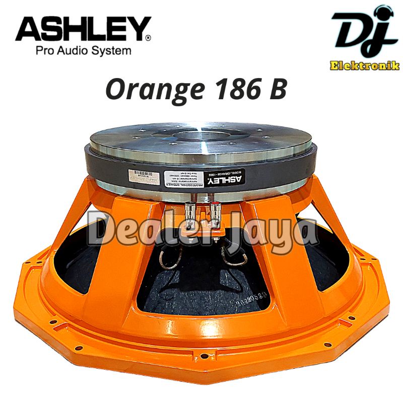 Speaker Komponen Ashley Orange 186 B / 186B - 18 Inch