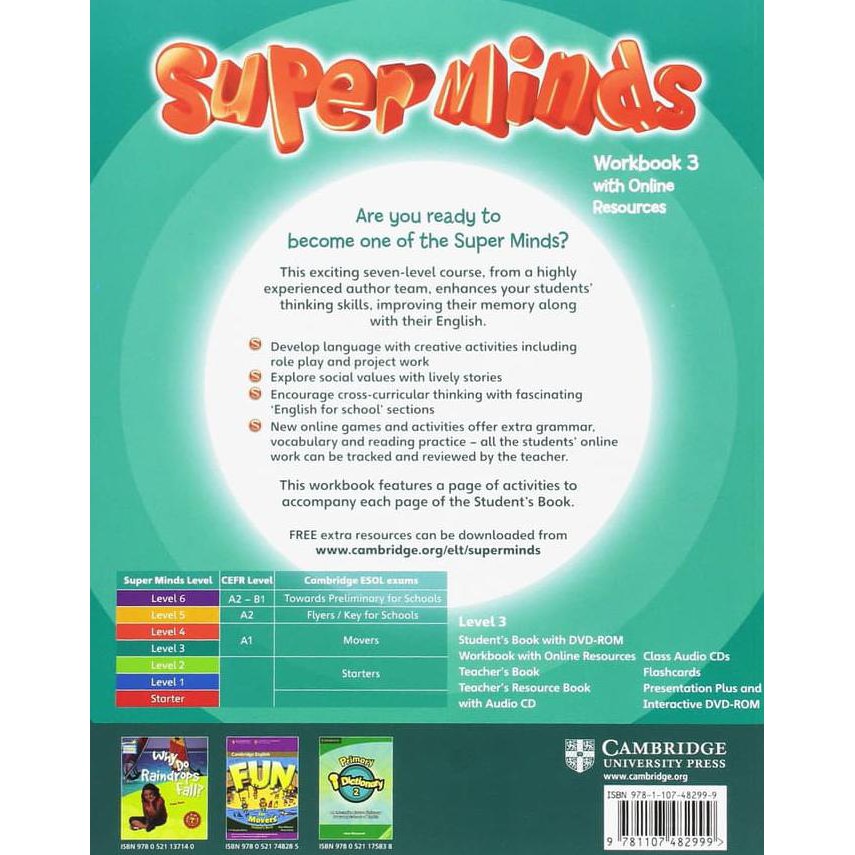 Super Minds 3 Workbook - (Cambridge)