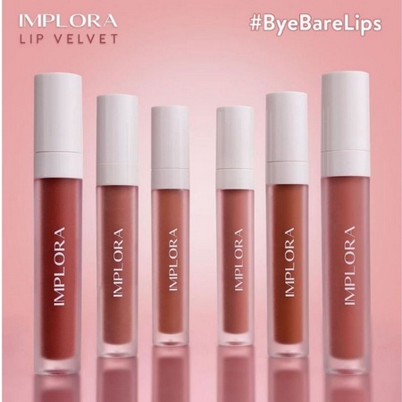 IMPLORA LIP VELVET MATTE LIPCREAM BPOM ORIGINAL