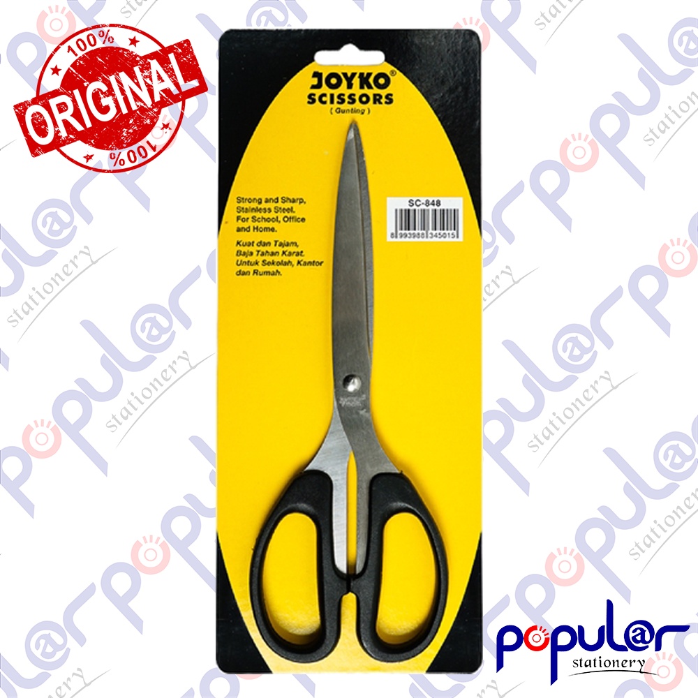 

Gunting Joyko Besar Hitam SC-848 | Scissors Joyko SC848