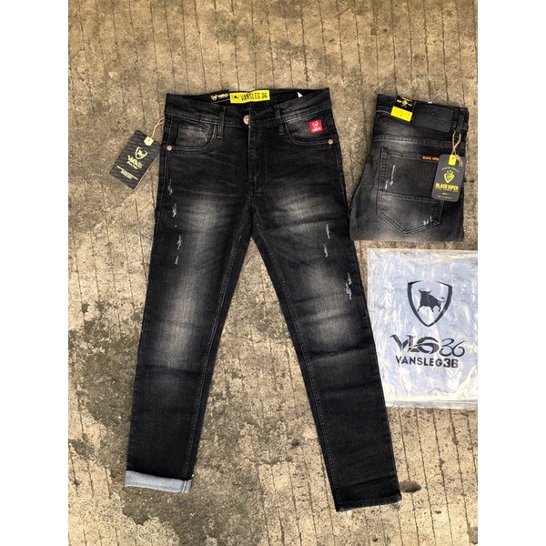 Celana panjang jeans pria terbaru masa kini/celana panjang jeans street/celana panjang pria skiny