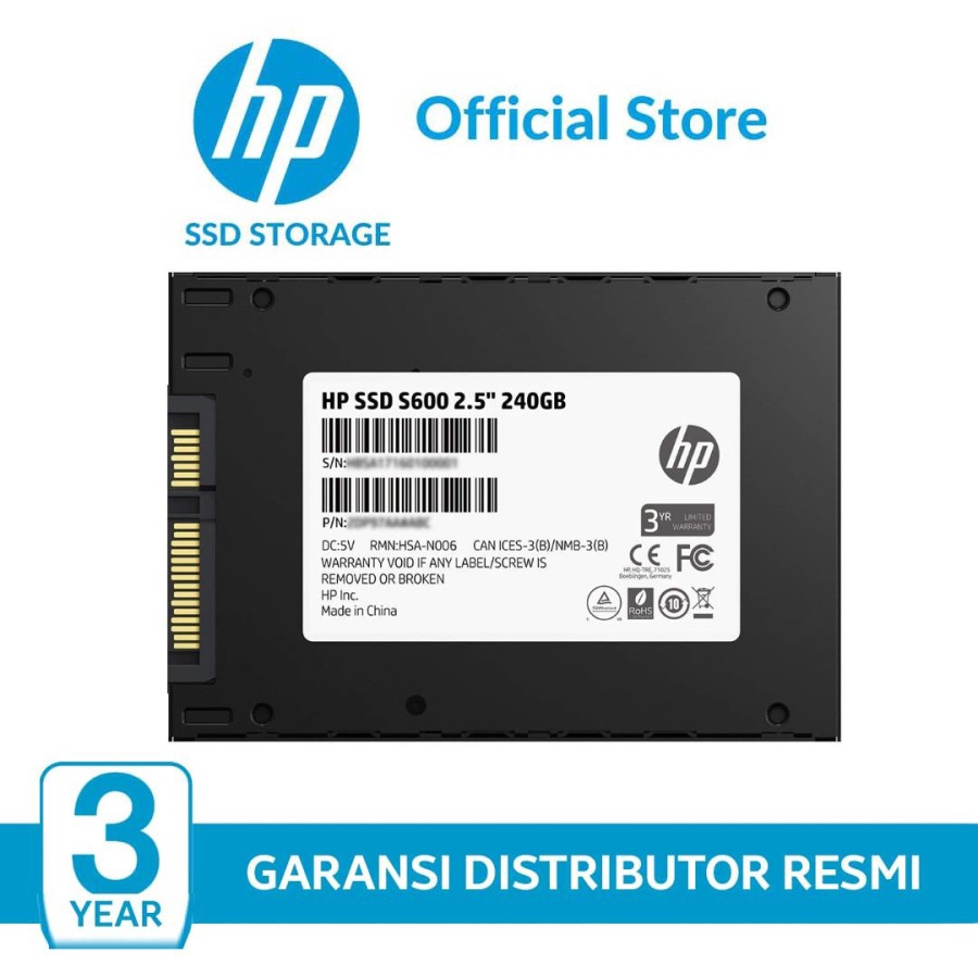 SSD HP S600 240GB Sata3