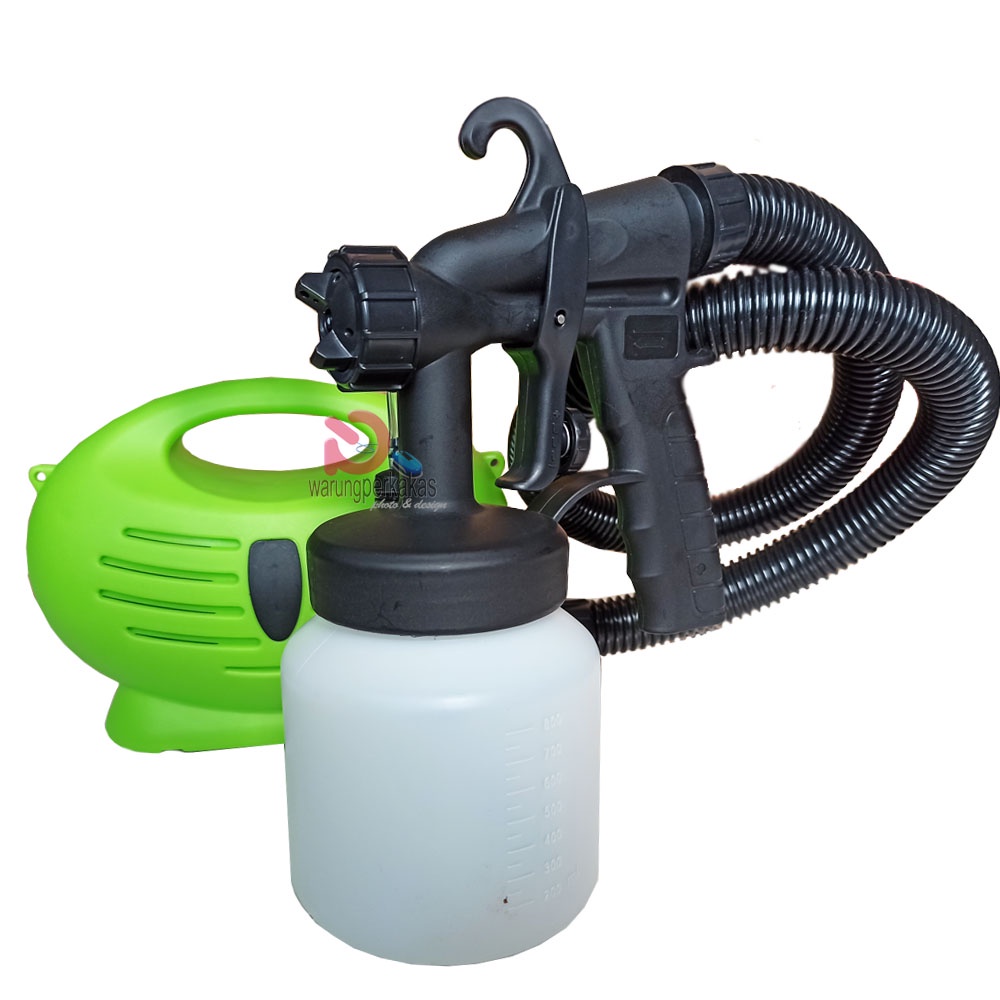 Electrik Spray Gun Nankai Lengkap Kompressor Tinggal Pakai Water Base