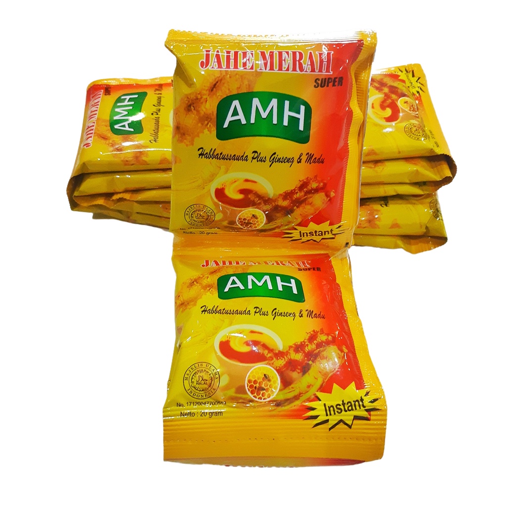 

Jahe Merah Super AMH sachet Minuman Jahe Instan Bubuk Untuk Daya Tahan Tubuh