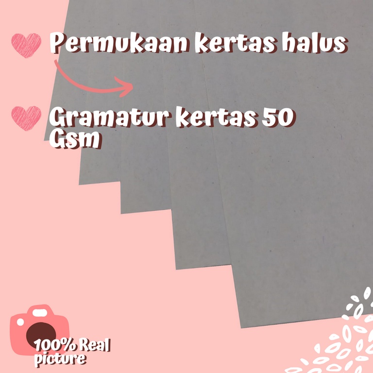 

Best Seller Kertas Buram Koran 50 gsm F4 A4 BA