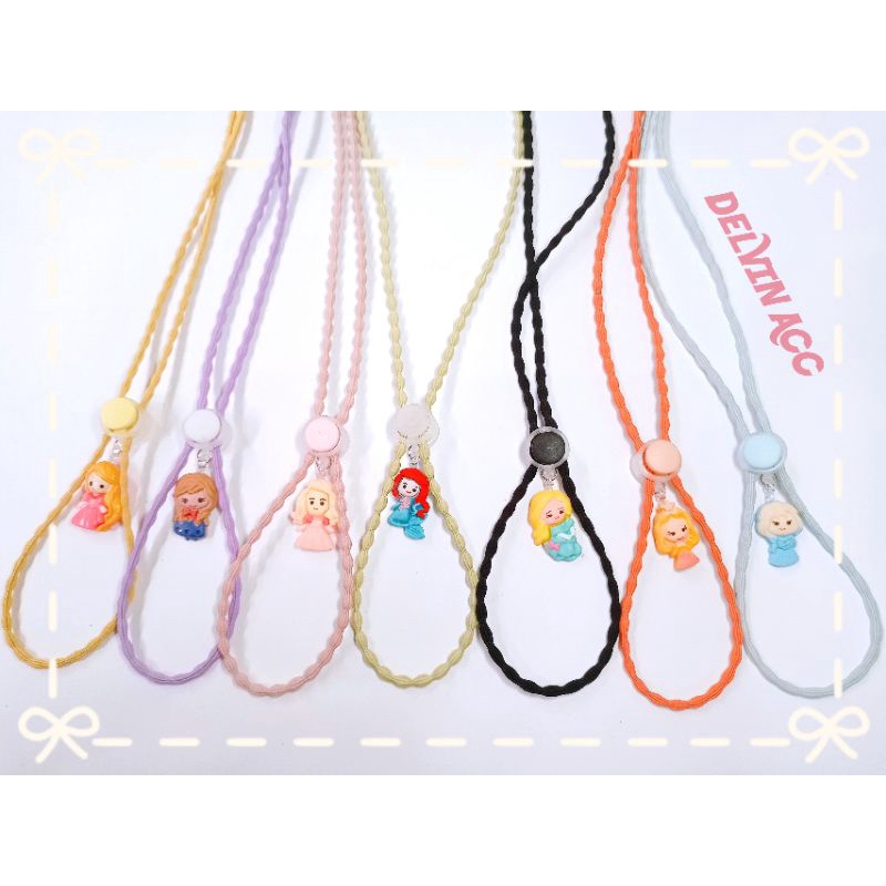 Strap Masker Hijab Anak Princess Edition Lucu Banyak Warna