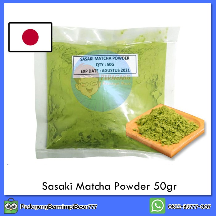 

ORIGINAL MURAH Sasaki Matcha Powder 50gr | Matcha Bubuk Asli Jepang | Matcha Powder