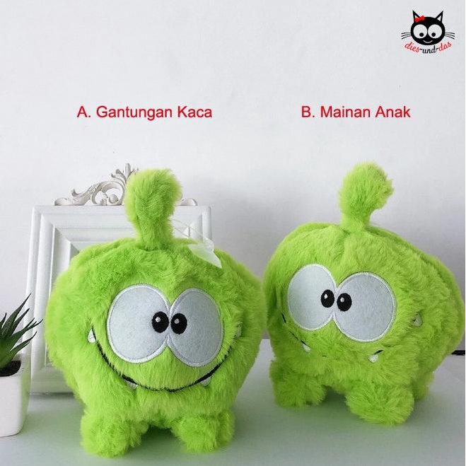 Boneka Gantungan Figure Omnom / Om Nom Cut The Rope