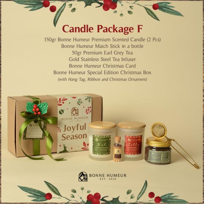 

CHRISTMAS HAMPERS CANDLE PACKAGE F KADO PARCEL GIFT SET HADIAH NATAL BN51FV6C