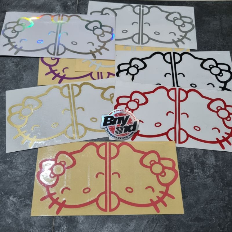 STICKER STIKER HELLO KITTY NGINTIP CUTTING