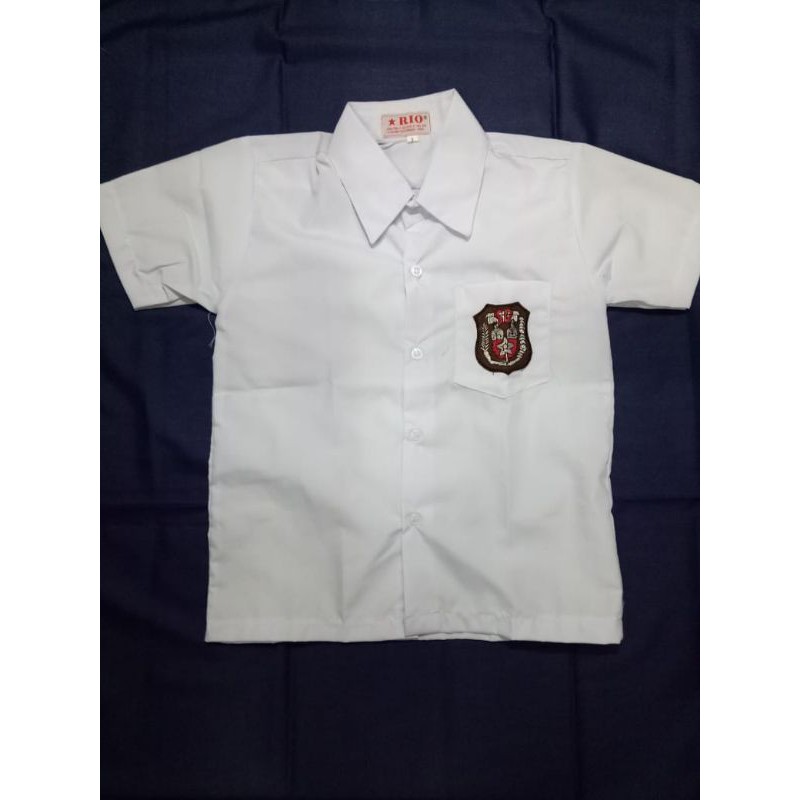 BAJU SERAGAM SD PENDEK RIO BAHAN BAGUS BAJU SERAGAM SD PENDEK DAN PANJANG (RIO) KEMEJA SD PENDEK HEM SD SERAGAM SEKOLAH SD PENDEK BAJU SERAGAM SEKOLAH