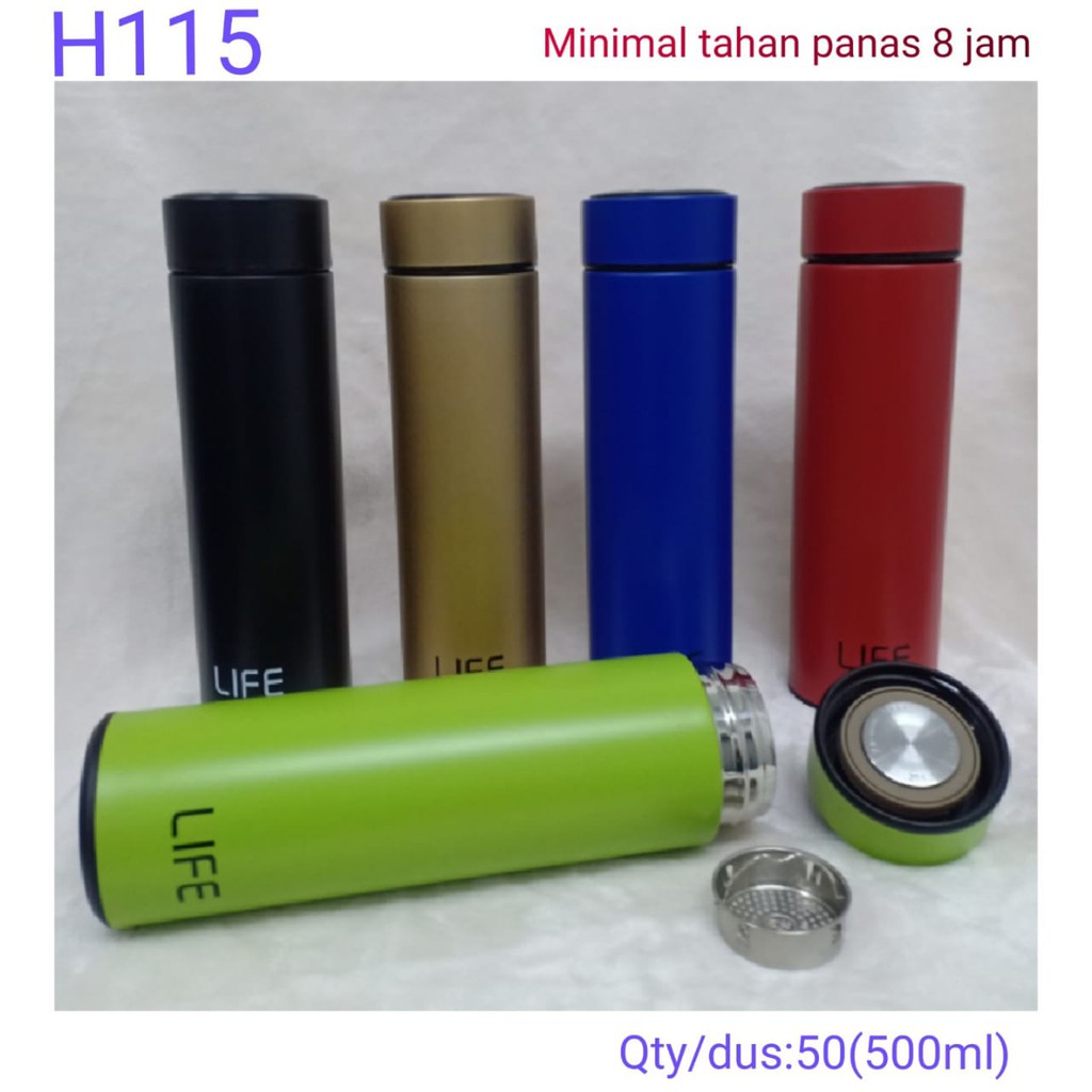 H115 Termos Air Panas LIFE 500 ML Vacum Flask Termos Air Minum