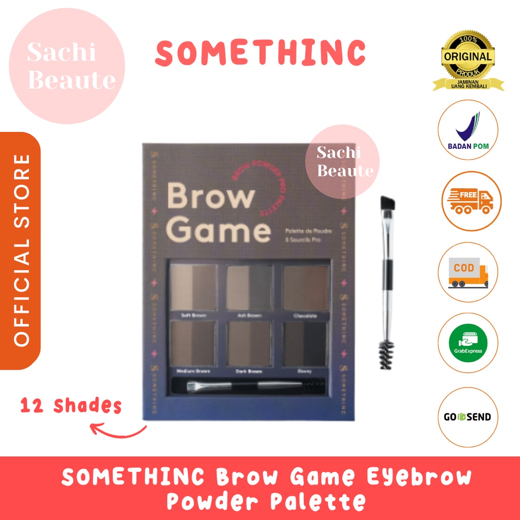 SOMETHINC Brow Game Eyebrow Powder Palette