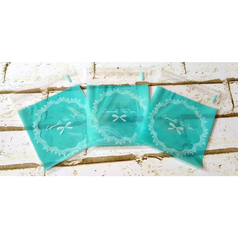 

Plastik Fancy Cookies - Kue - Permen - Accessories Lace Blue 10x10