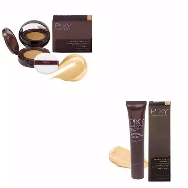 PAKET PIXY MAKE IT GLOW PRIMER DAN CUSHION