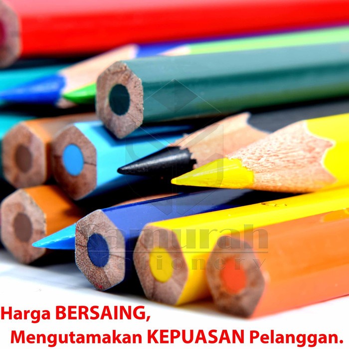 

WARNAPENSIL- PENSIL WARNA JOYKO CP 101 24WARNA PANJANG / COLOR PENCIL CP-101 COLORS -PENSIL WARNA