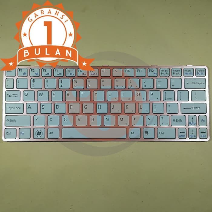 Keyboard Sony VAIO E11 SVE11 - Frame Pink / White