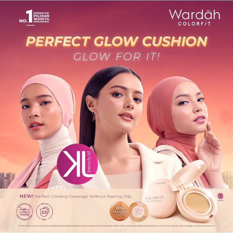 WARDAH COLORFIT PERFECT GLOW CUSHION SPF 33 PA++