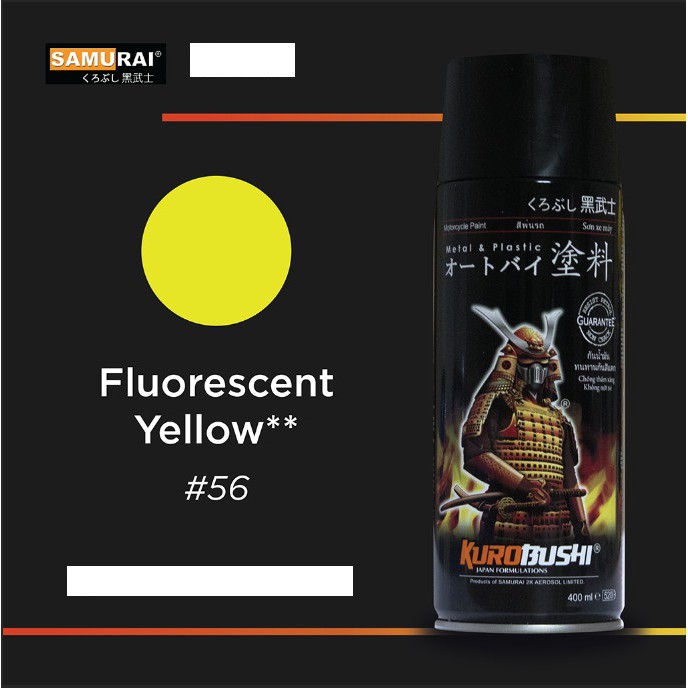 CAT PILOX SAMURAI FLUORECENT YELLOW / STABILO KUNING 56**